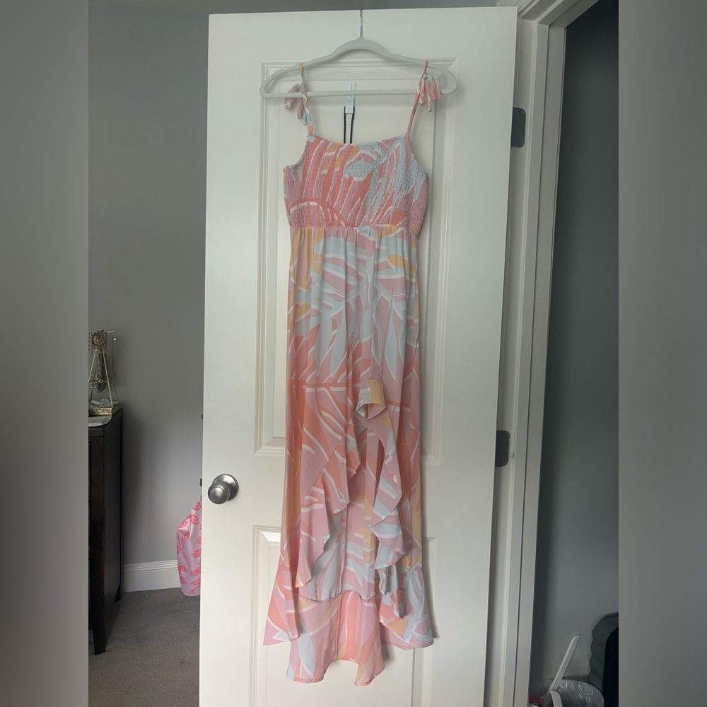 Crystal Doll Multicolor Patterned Maxi Dress